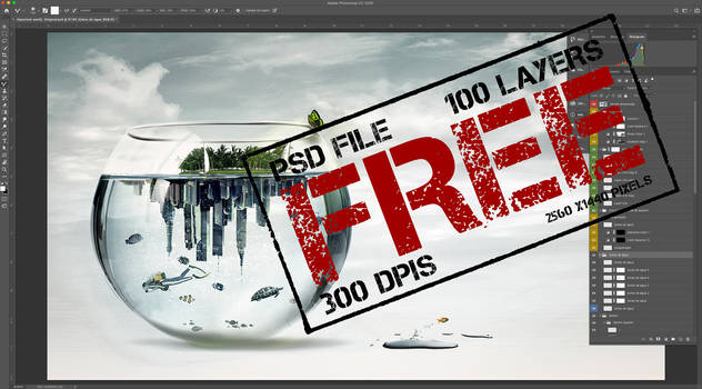 FREE PSD FILE  AQUARIUM WORLD BY JOSE PAULO REIS