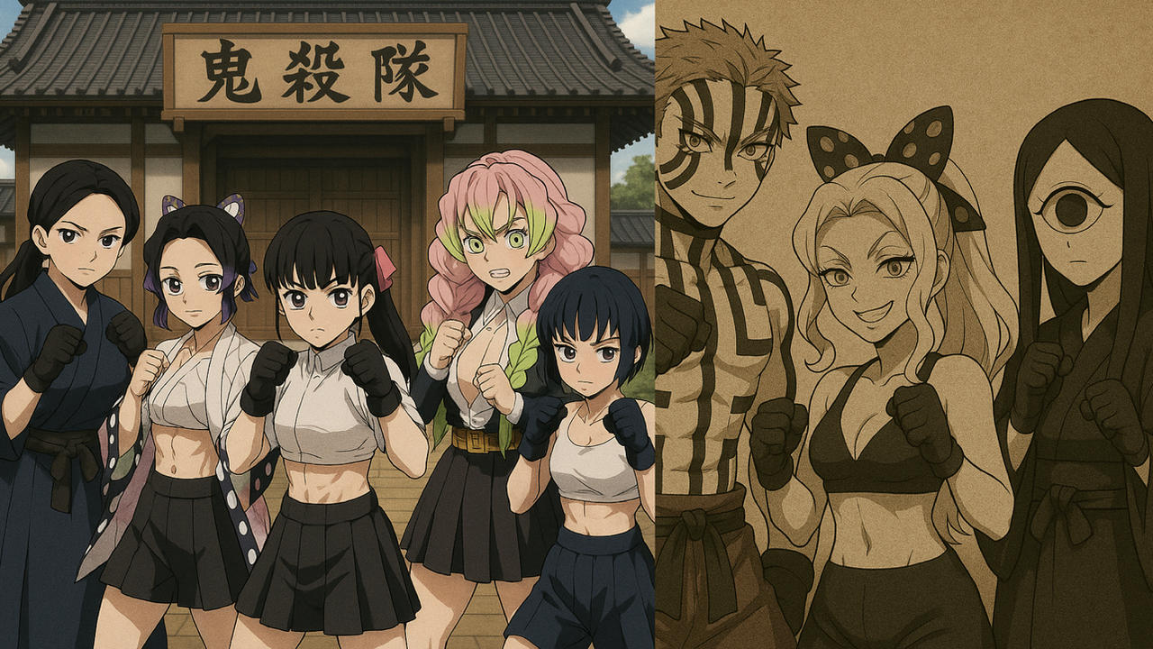 Boxing Slayer Demon Slayer Corps vs. demons: boxing. by femboxjp on DeviantArt