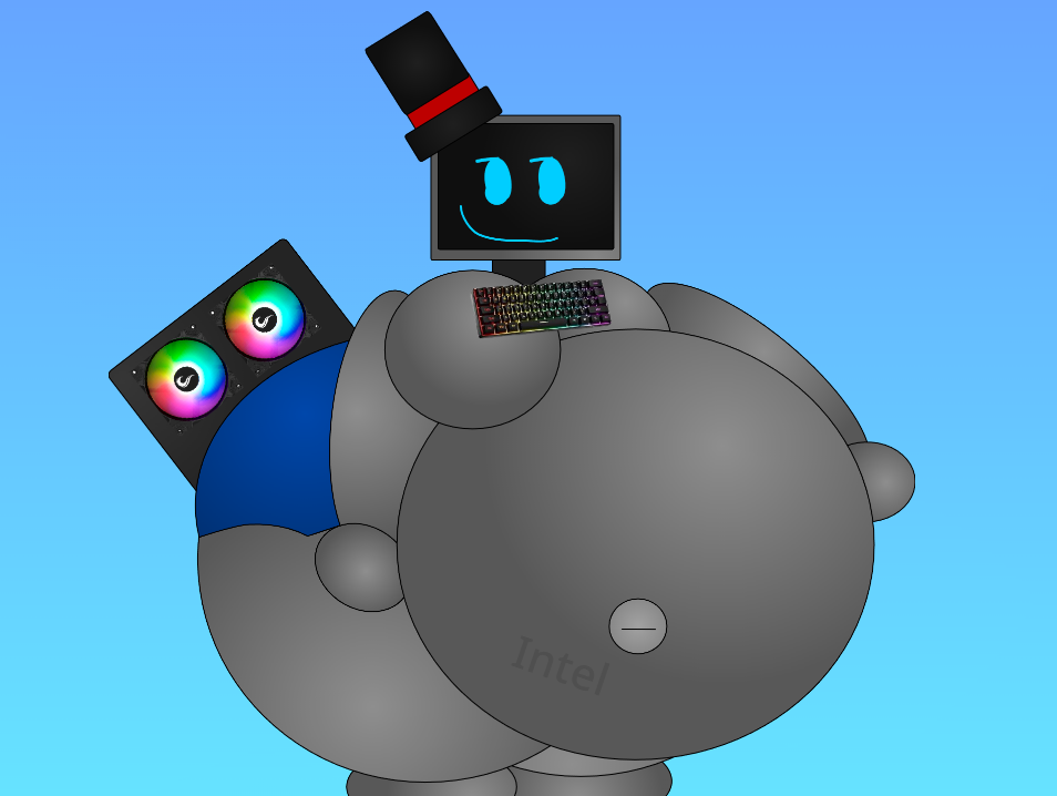 Integer Guy Silly computer guy i made :P, his name is Intel by Fatdude123567 on ...