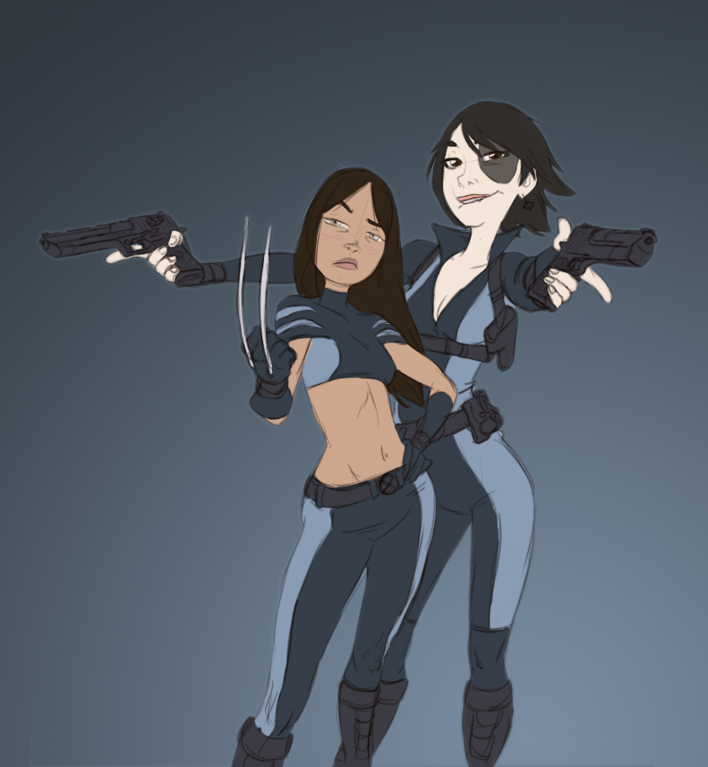 X-23 and Domino