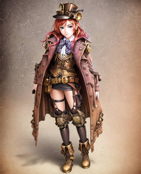 Anime steampunk girl 5