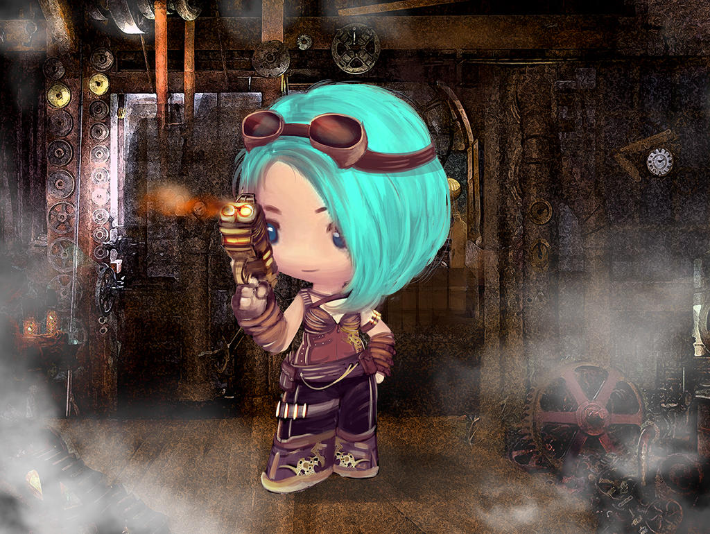 designer character Steam punk