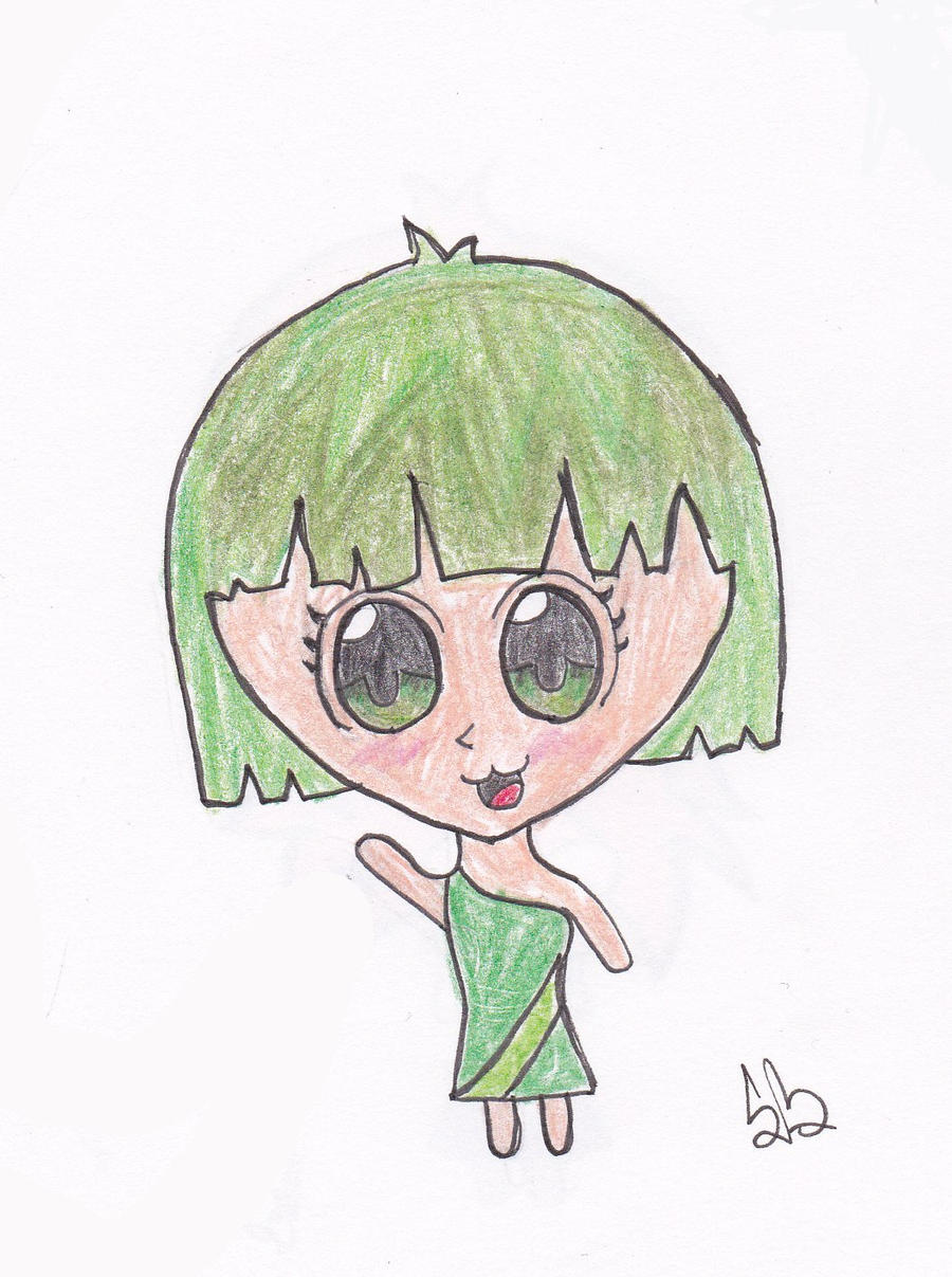 Green Color Chibi Green Chibi by Saroula9 on DeviantArt