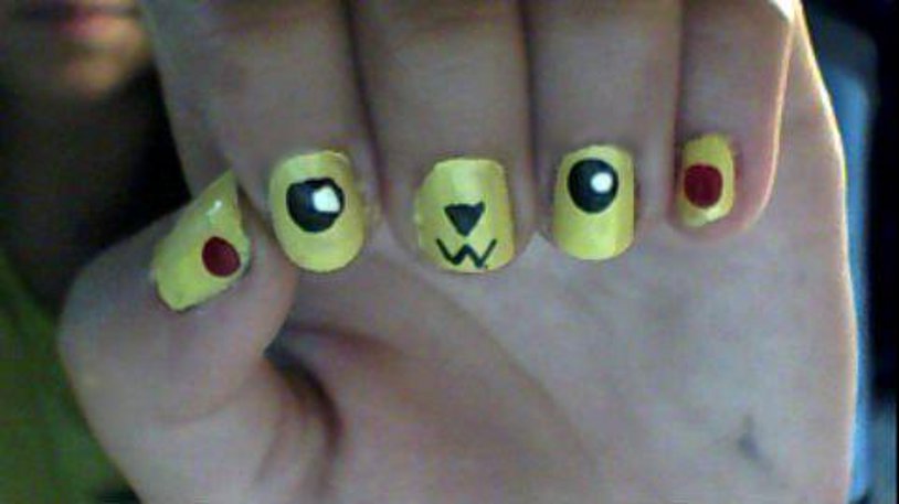 Pikachu Nails