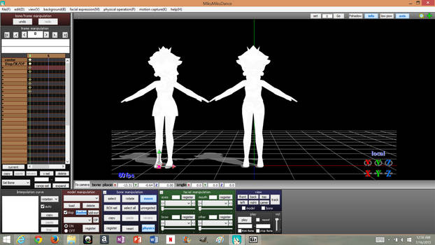 My Uncolored mmd Peach's