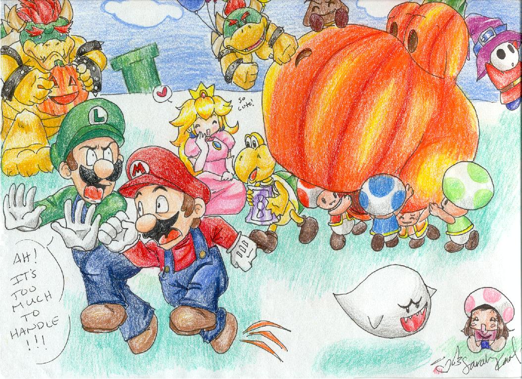 GIANT YOSHI PUMPKIN OF DEATH