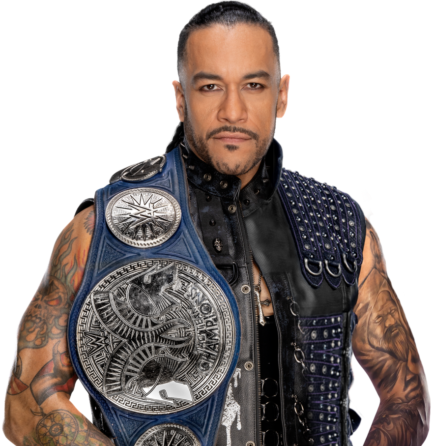 Damian Priest SmackDown Tag Team Champion 2025 png by Dunktheclown on