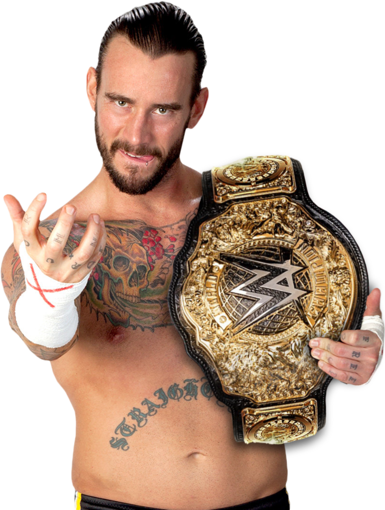 CM Punk World Heavyweight Champion NEW 2023 png by Dunktheclown on ...