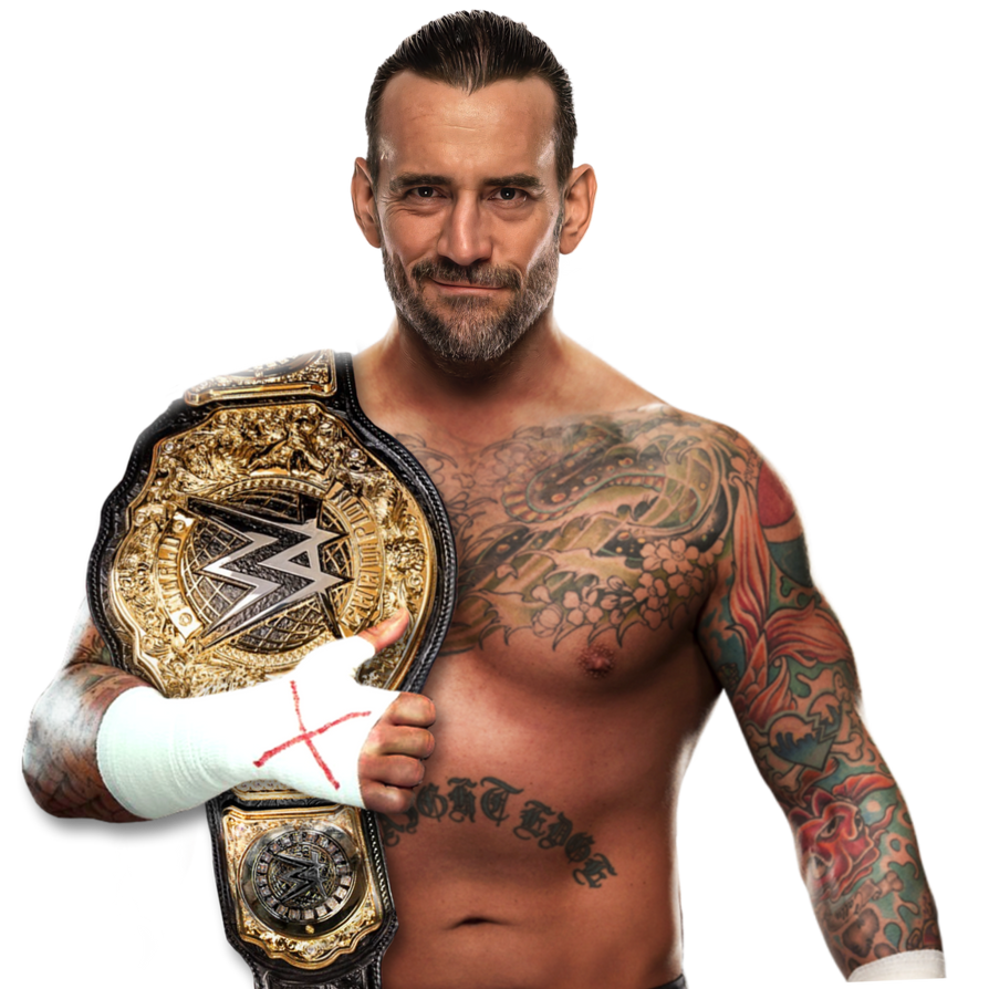 CM Punk World Heavyweight Champion NEW 2024 png by Dunktheclown on ...
