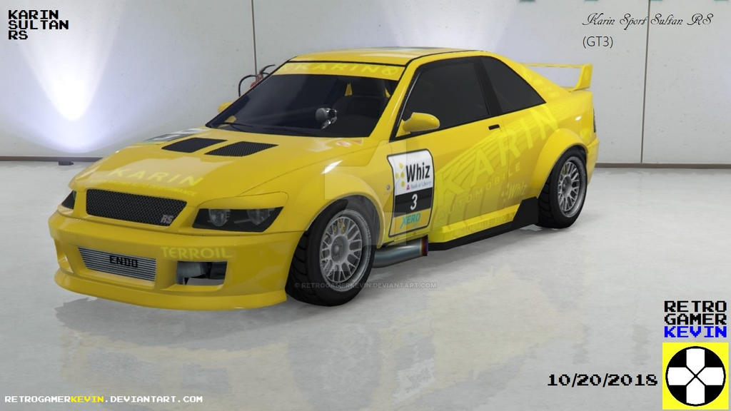 Karin Sport Sultan RS (GT3) (GTA Online) (DA) by RetroGamerKevin on  DeviantArt