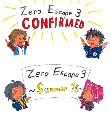 ZERO ESCAPE 3 CONFIRMED