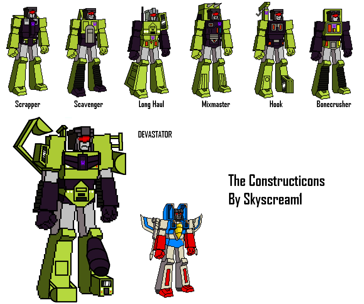 Constructicons preview by skyscream1 on DeviantArt