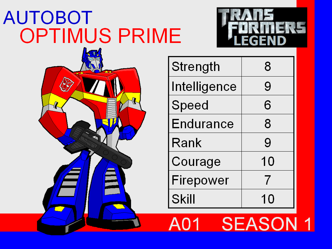 Transformers: Legend A01 - (Optimus Prime)