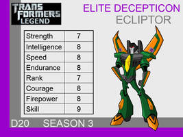 Transformers: Legend D20 - (Ecliptor)