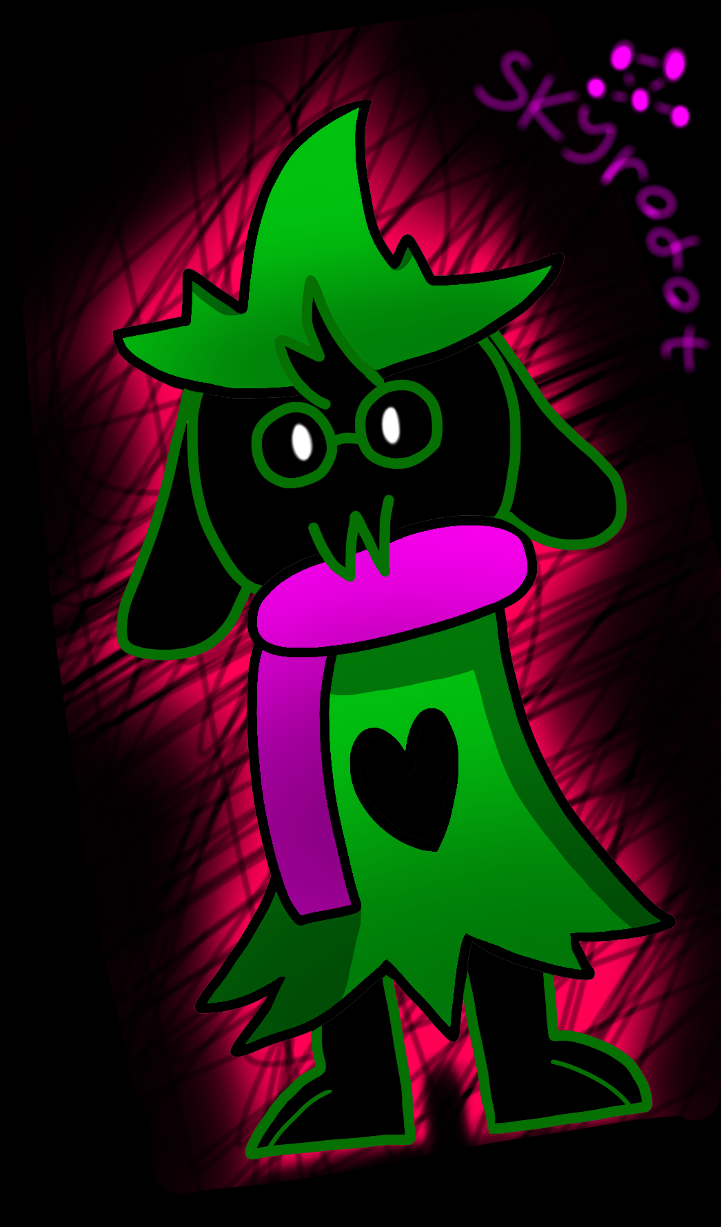 Dark Ralsei Ralsei (Deltarune Fanart) by Skyrodot on DeviantArt