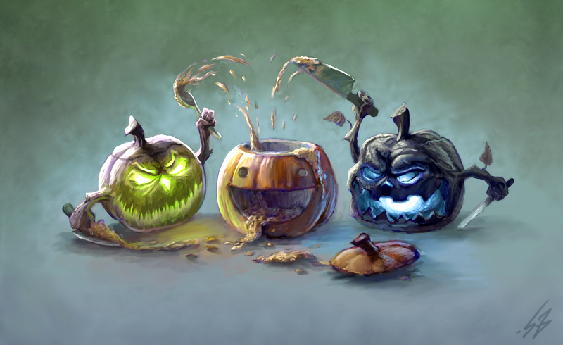 Pumpkin Carving by CrescentDebris