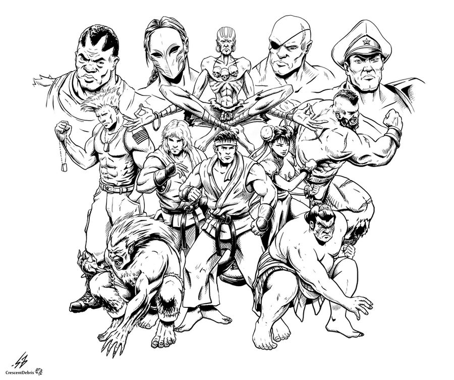 STREET FIGHTER II: The World Warrior (LINES)
