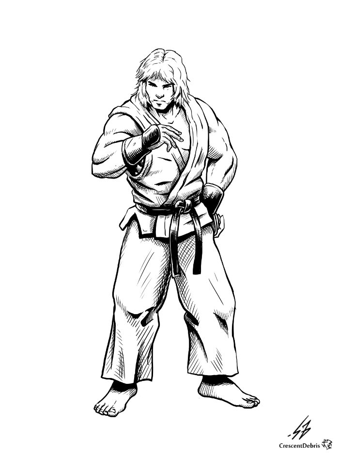 STREET FIGHTER II: Ken (LINES)