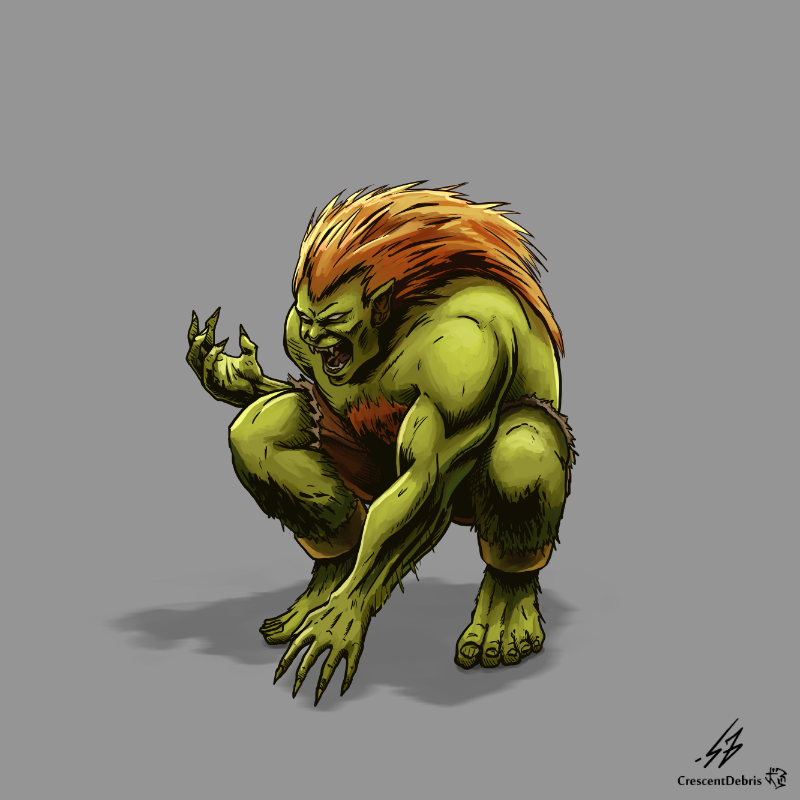 STREET FIGHTER II: Blanka (COLOR)