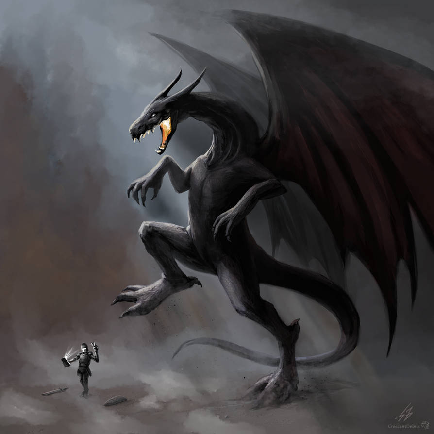 #dragon (Hashtag Dragon) by CrescentDebris