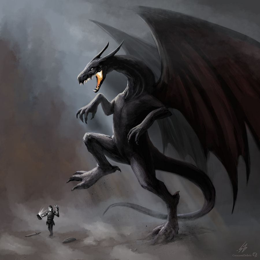 #dragon (Hashtag Dragon) by CrescentDebris