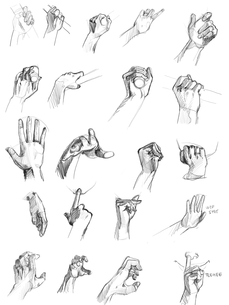 Hand Study 1 by Shattered-Earth on DeviantArt