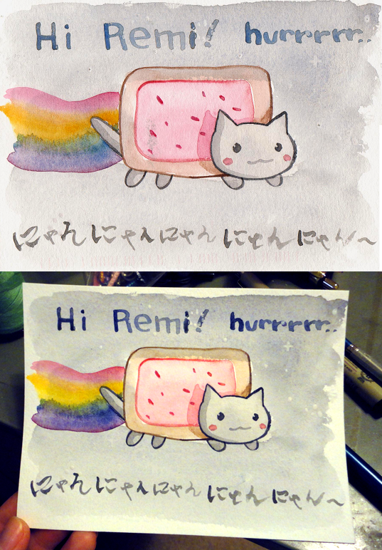 Nyan Cat Postcard