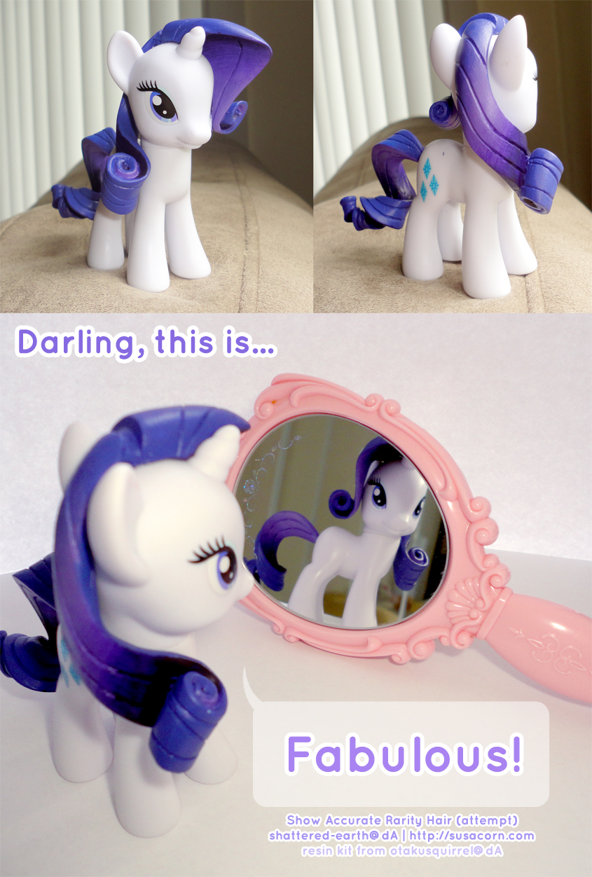 Show Accurate Rarity Hair