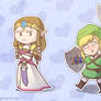 Derpin' Link stalking Zelda