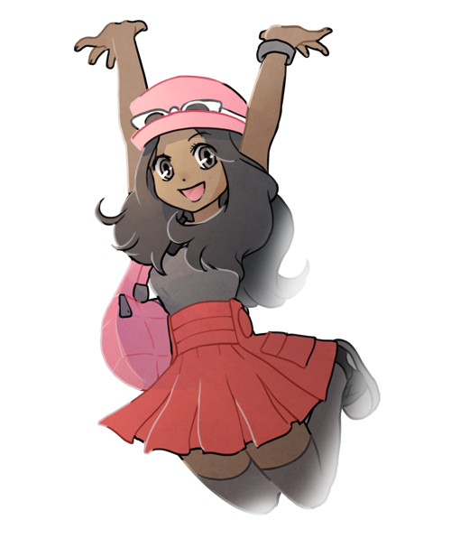 Transparent Pokemon XY Girl Trainer