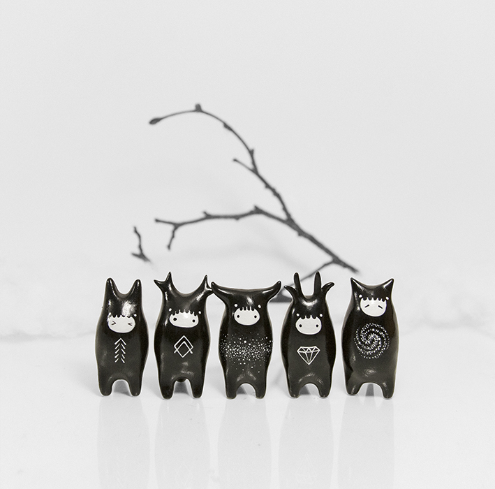 Night Spirit Figurines