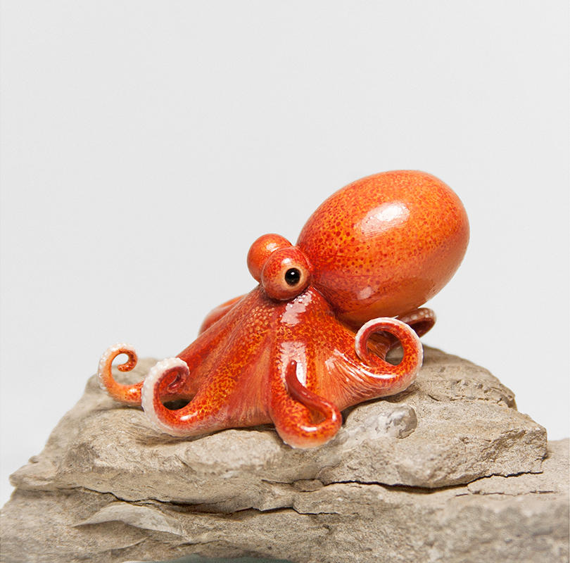 Octopus Figurine by RamalamaCreatures on DeviantArt