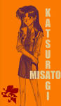 Misato is depressed... by Lhisi