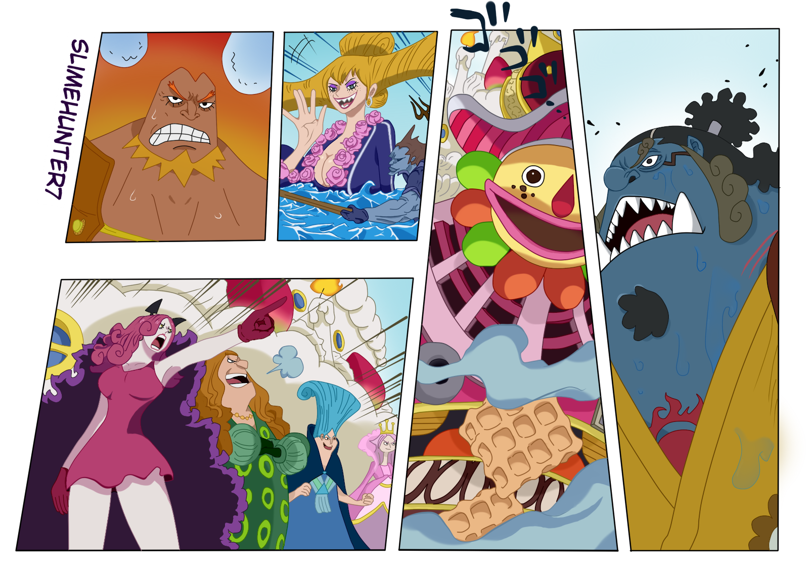 Gyojin Vs Charlotte Family One Piece 901 By Slimehunter7 On Deviantart Gyojin Vs Charlotte Family One Piece 901 By Slimehunter7 On Deviantart