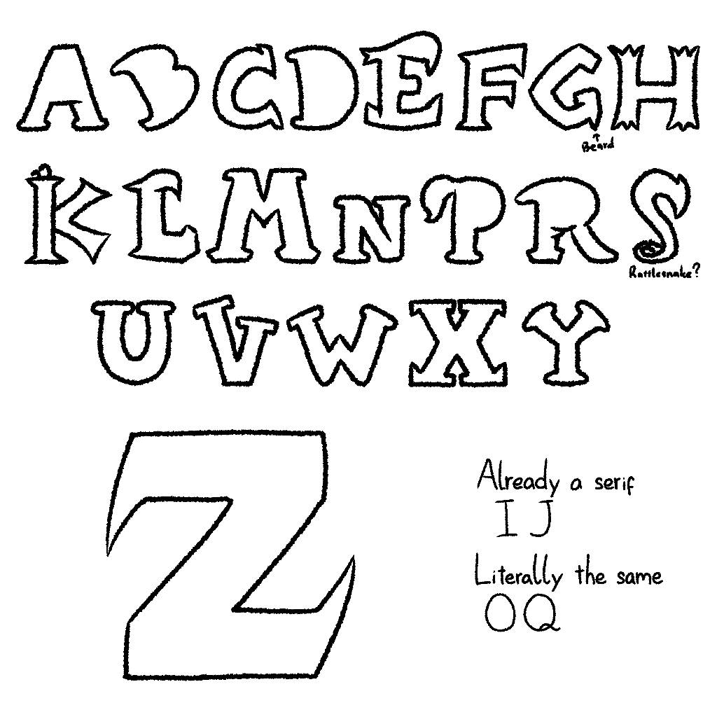 Alphabet Lore by v01d3d745 on DeviantArt