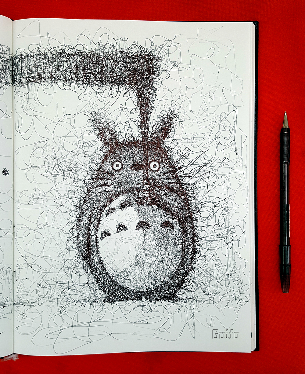 TOTORO-Doodle Art