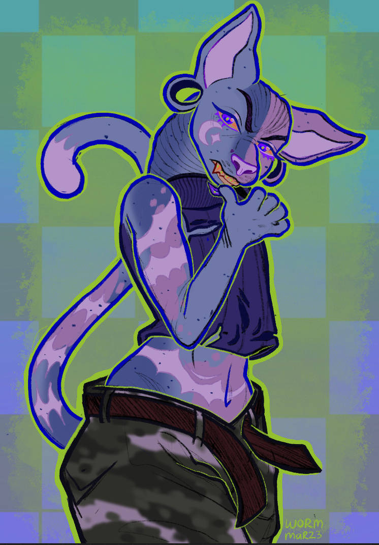 Funky Kitty Funky kitty by Wormygummie on DeviantArt