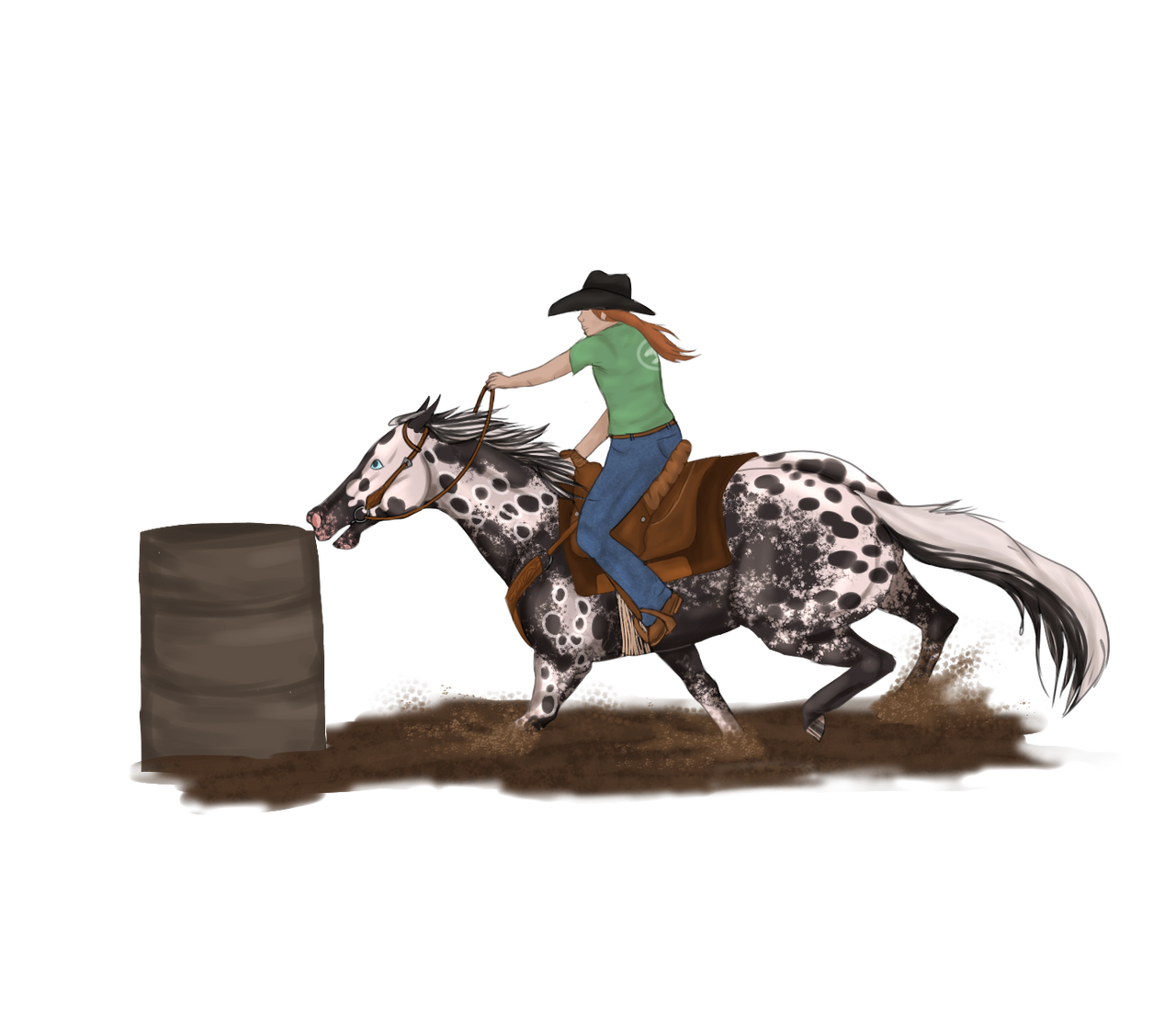 Barrel Racing by SolemnGrandeur on DeviantArt