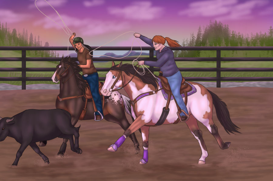 Raptor Roping Deviantart Roping Practice by SolemnGrandeur on DeviantArt