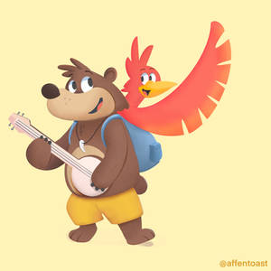 2021-07-16 - Banjo Kazooie fanart