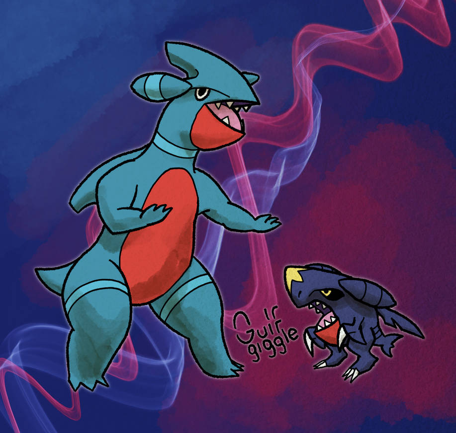 Gible and Garchomp Evolution Swap by BayLaugh on DeviantArt