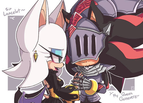 Shadow x Rouge - Sonic the Black Night