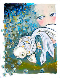 Goldfish girl