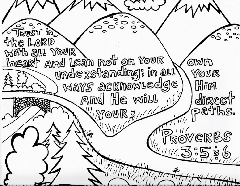 Bible Verse Coloring Page 06 by tnlizzy on DeviantArt