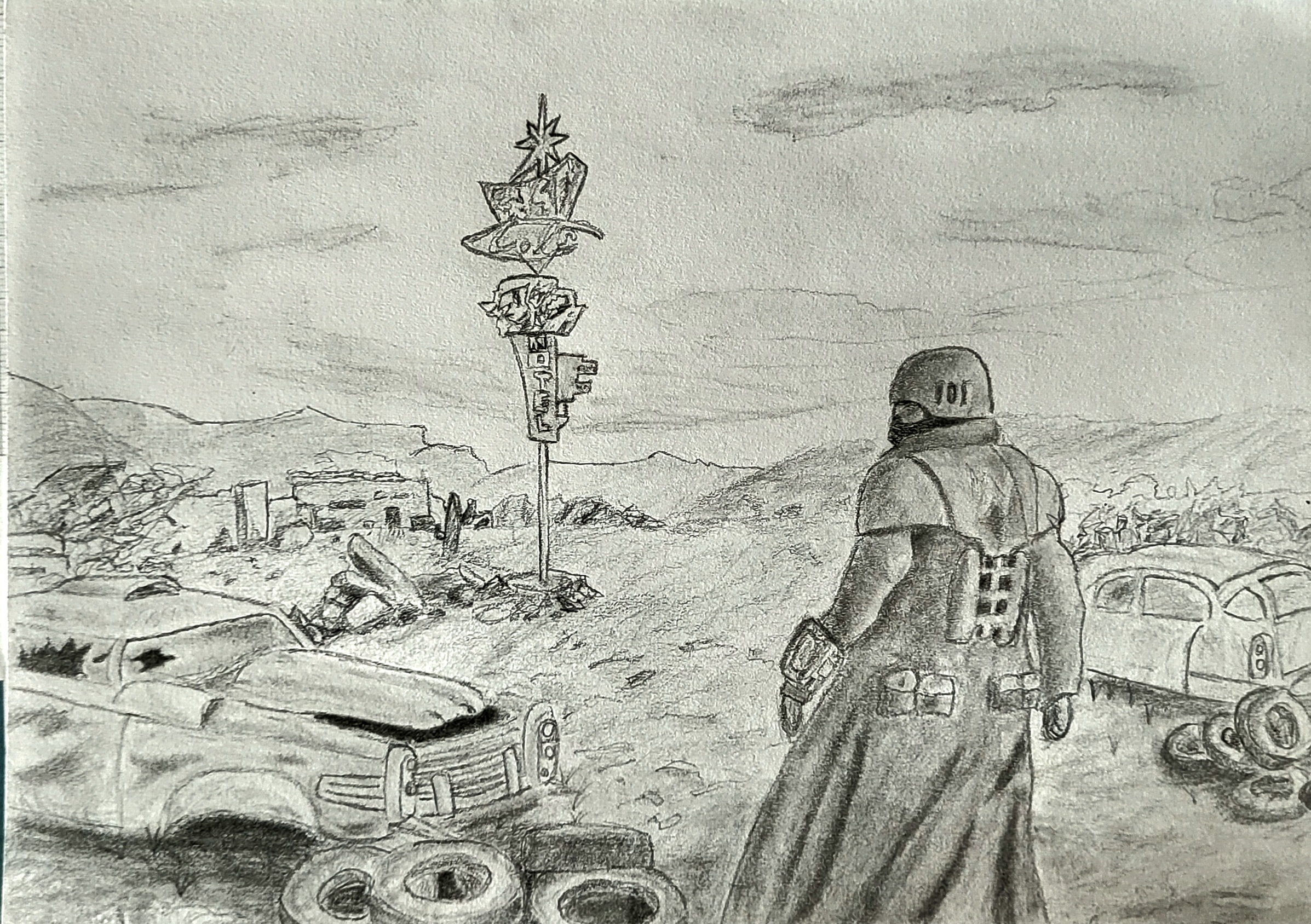 Fallout New Vegas Ranger on Wasteland by SneakyShark21 on DeviantArt