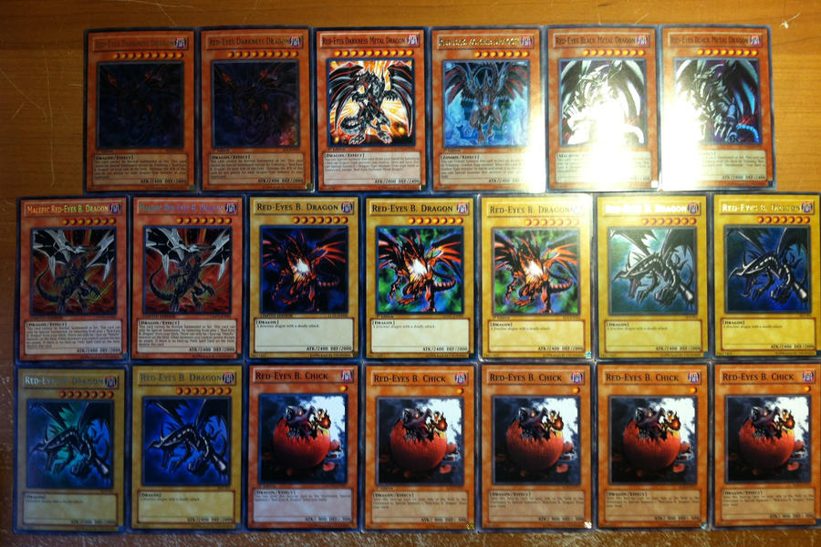 Yu-Gi-Oh! Red-Eyes Cards by MischievousMeerkat on DeviantArt