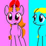 Blossom and Bubbles as ponies!