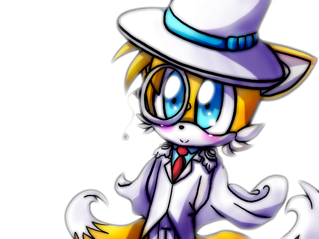 Tails cosplaying as Kaito 1412