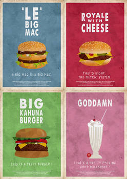 Pulp Fiction posters