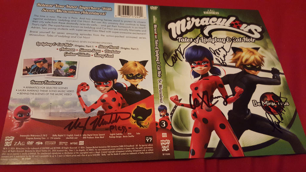 Miraculous: Ladybug & Cat Noir, the Movie (2023) DVD Cover 